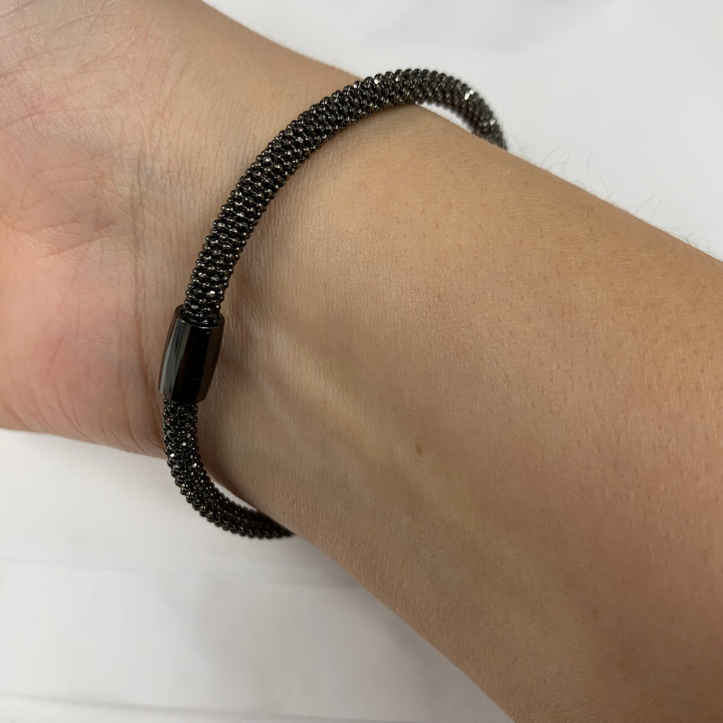 Black rhodium bracelet | Adriana McNeely Designer & Goldsmith