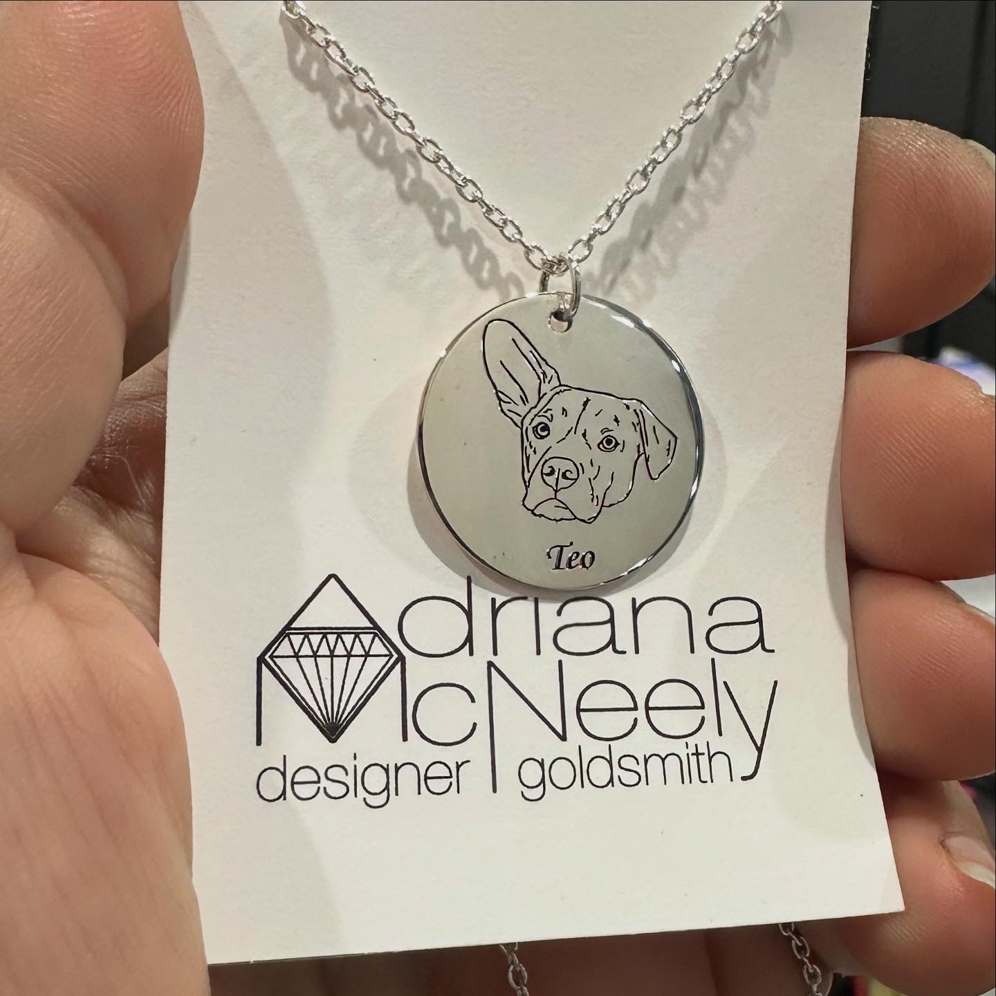 Pet Pendant - Customized to your pet. Dog or cat or any pet that you have a clear photo of.