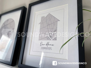“Our Home” Map Art