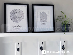 “Our Home” Map Art