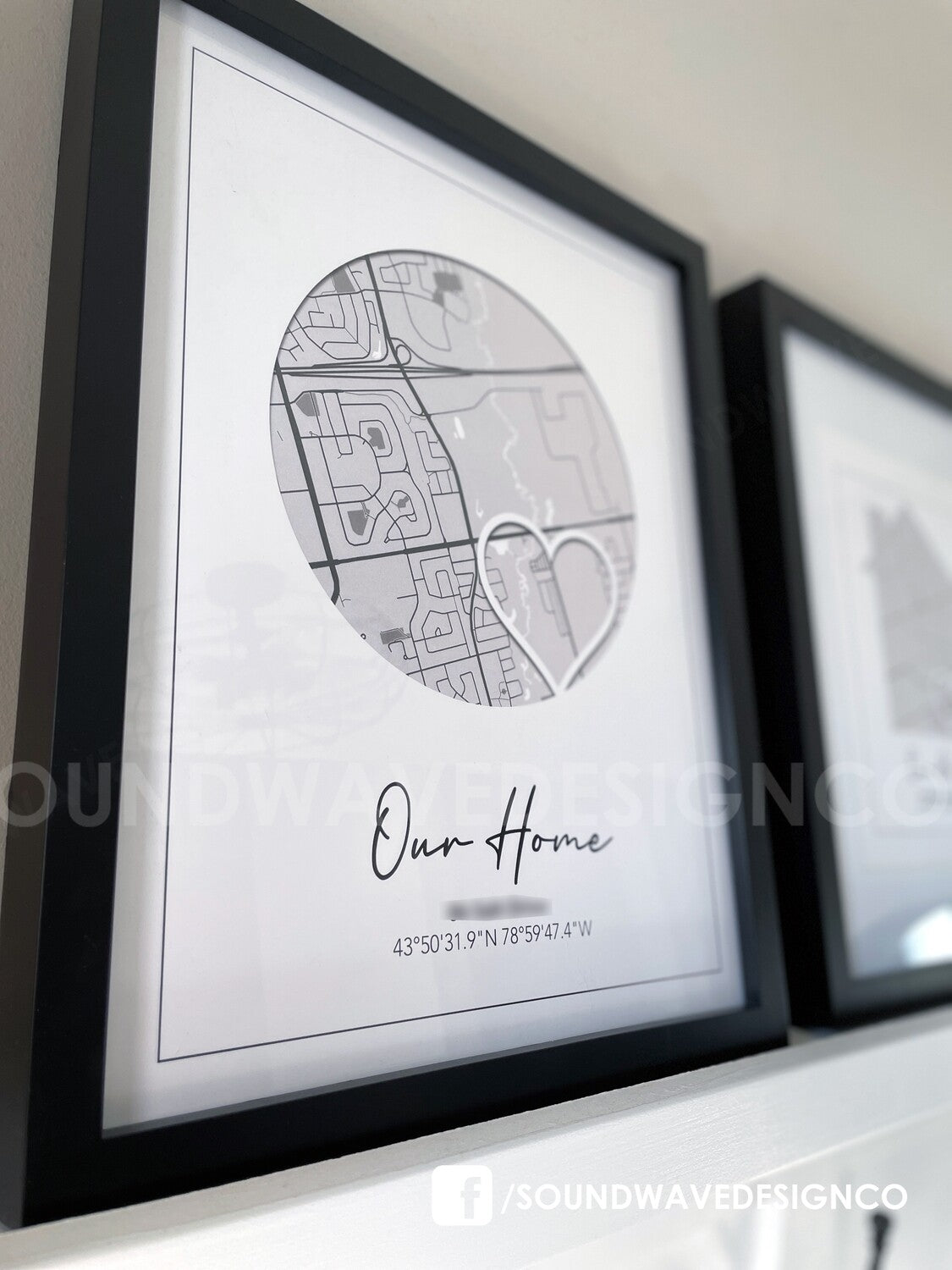 “Our Home” Map Art