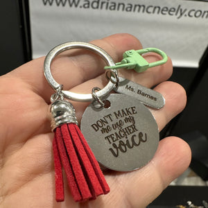 Teacher Keychain - Teacher’s Voice