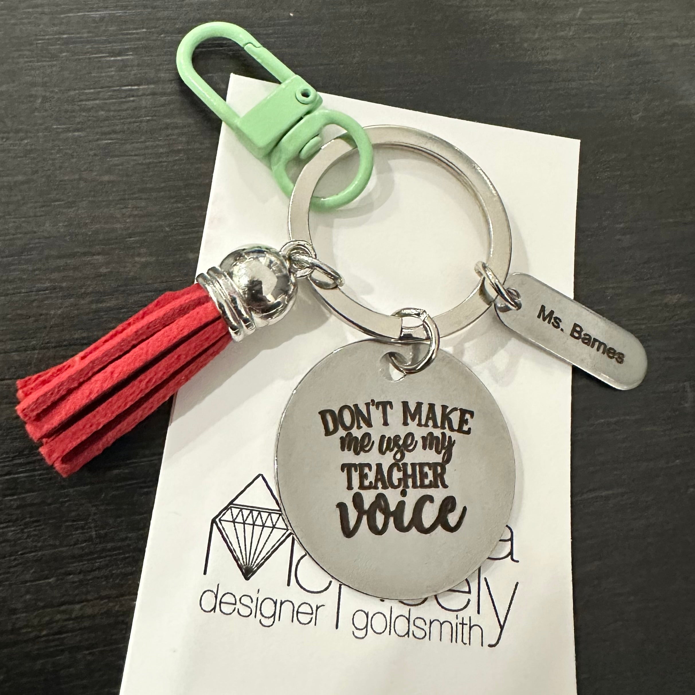 Teacher Keychain - Teacher’s Voice
