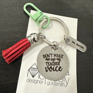 Teacher Keychain - Teacher’s Voice