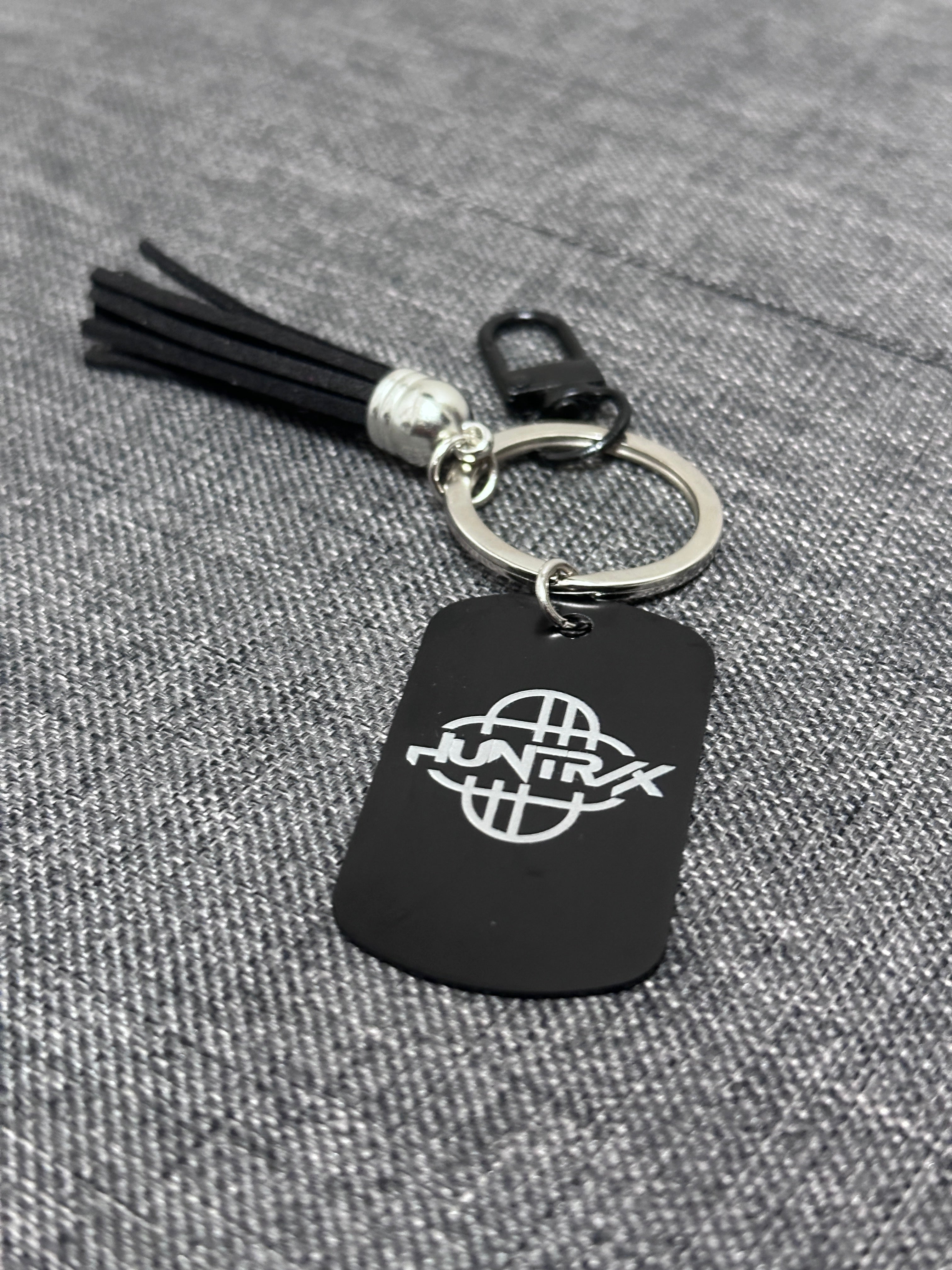 K-Pop Demon Hunters Bag Charm – Saja Boys vs HUNTR/X (Black Stainless Steel)