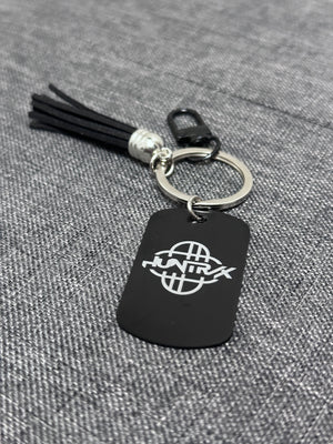 K-Pop Demon Hunters Bag Charm – Saja Boys vs HUNTR/X (Black Stainless Steel)