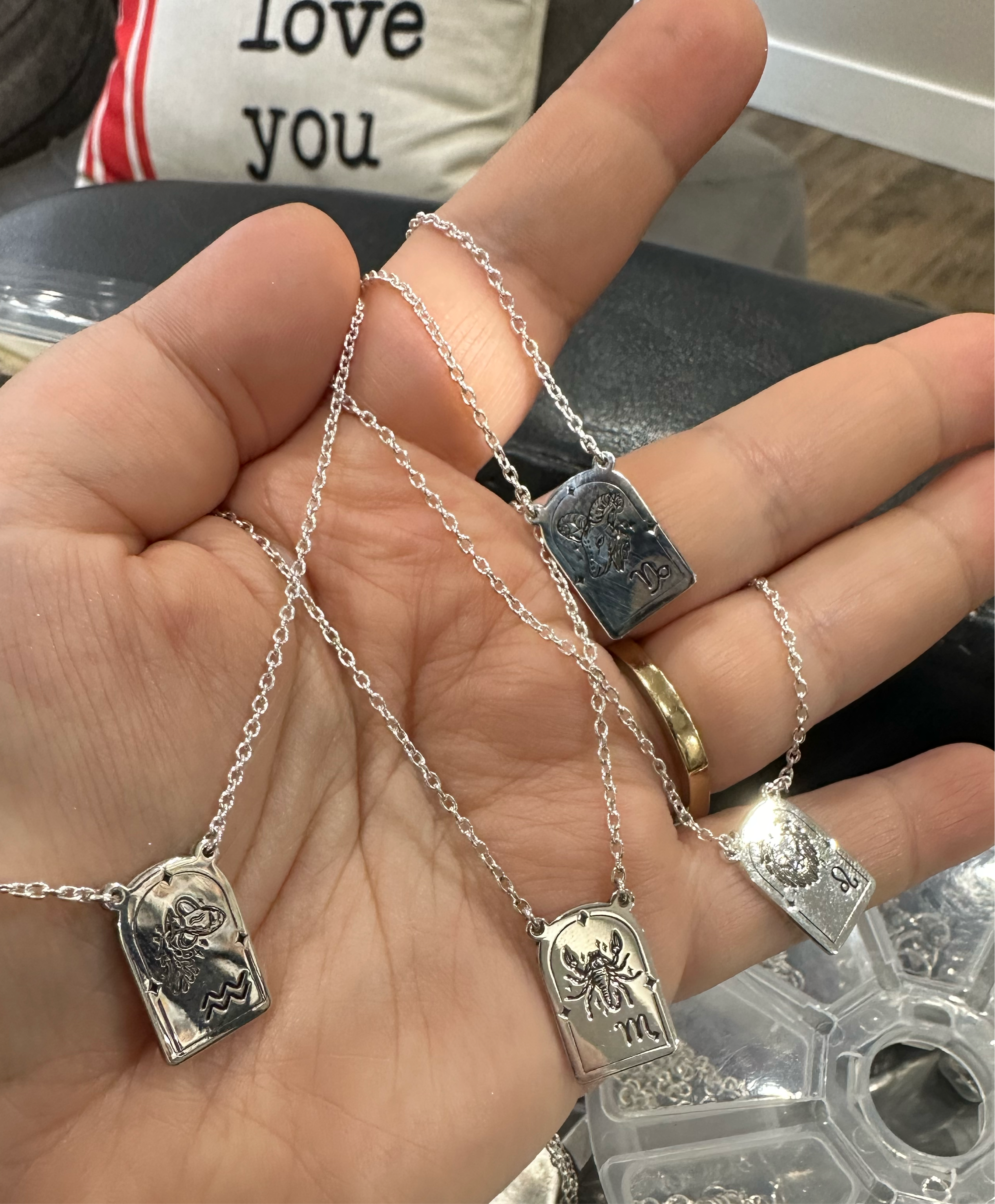 Sterling Silver Zodiac Necklaces