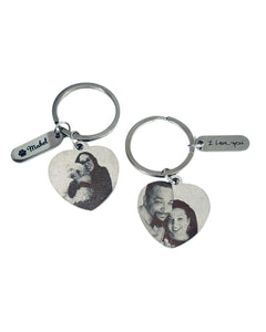 Custom Stainless Steel Keychain with Tag