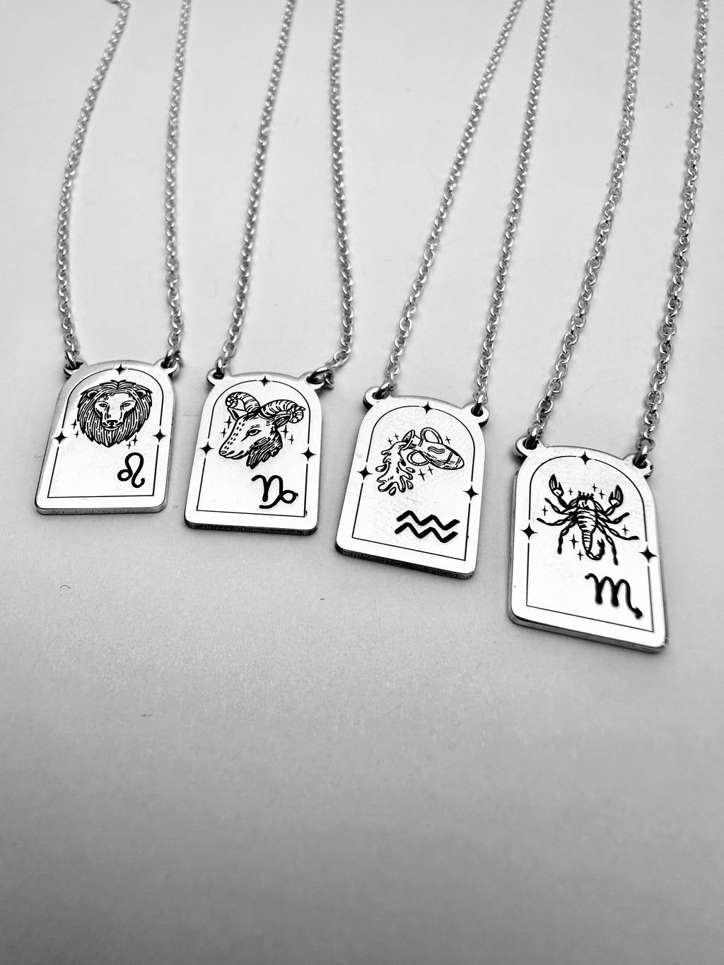 Sterling Silver Zodiac Necklaces