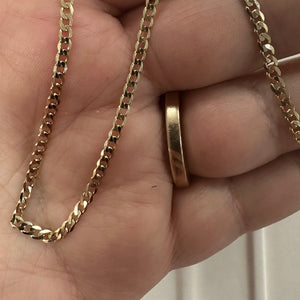 10k yellow gold Curb Chain