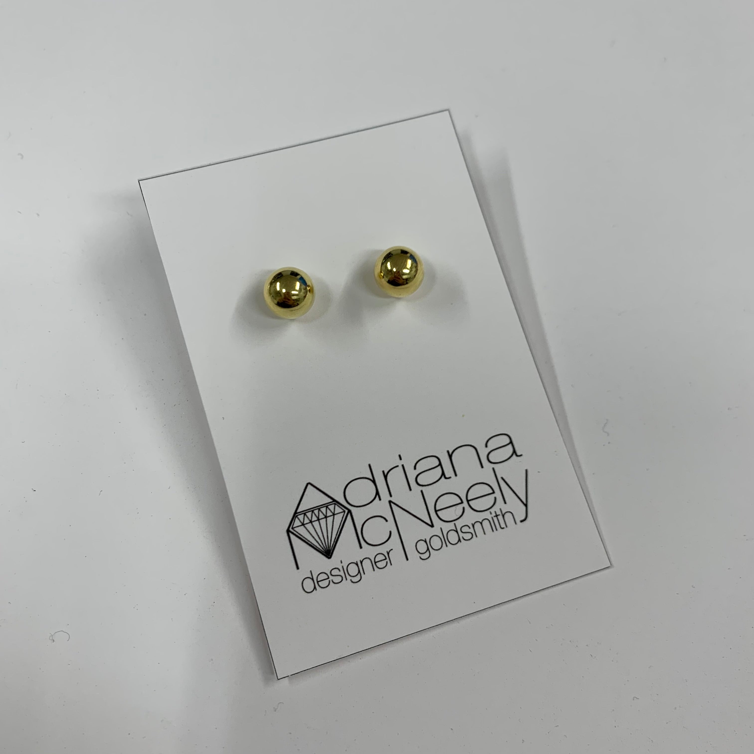 Gold Plated Ball Studs