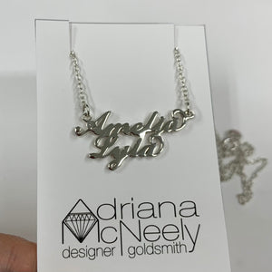 Double Name Necklace | Adriana McNeely Designer & Goldsmith